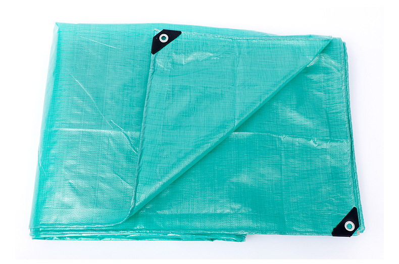 厂家批发防水双绿pe塑料编织篷布防雨防晒遮阳加厚货车室外遮阳布