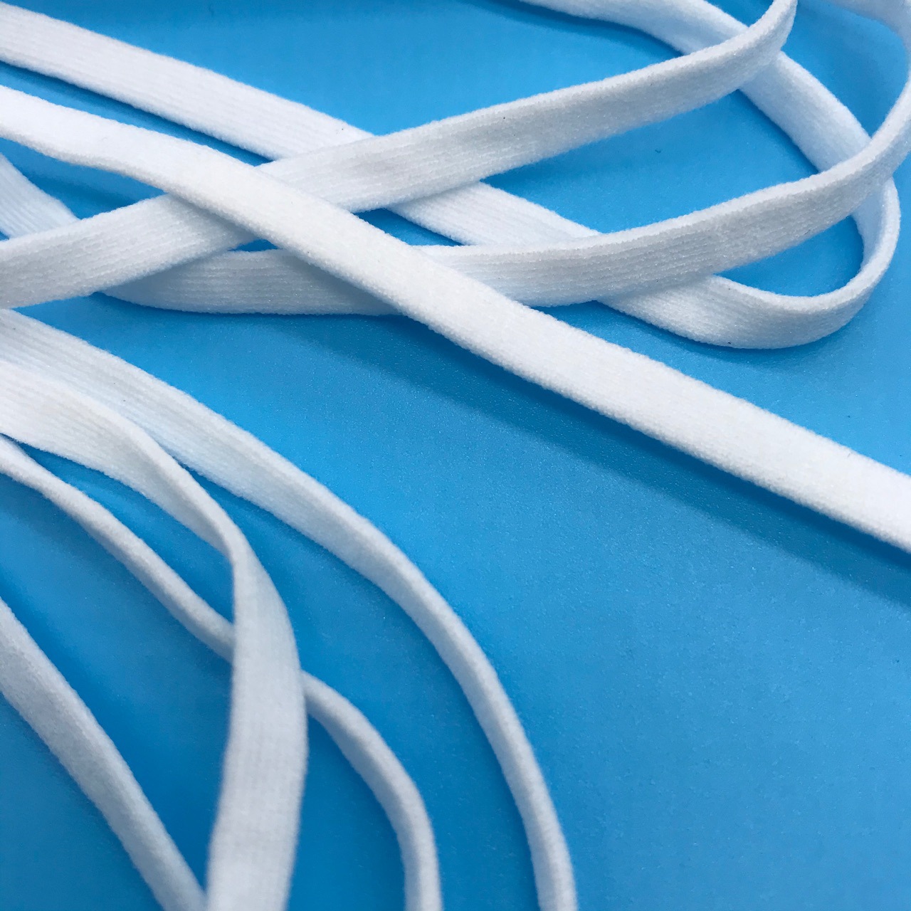 厂家批发定制5mm口罩绳kn95口罩圆扁口罩松紧绳口罩耳带 可裁切