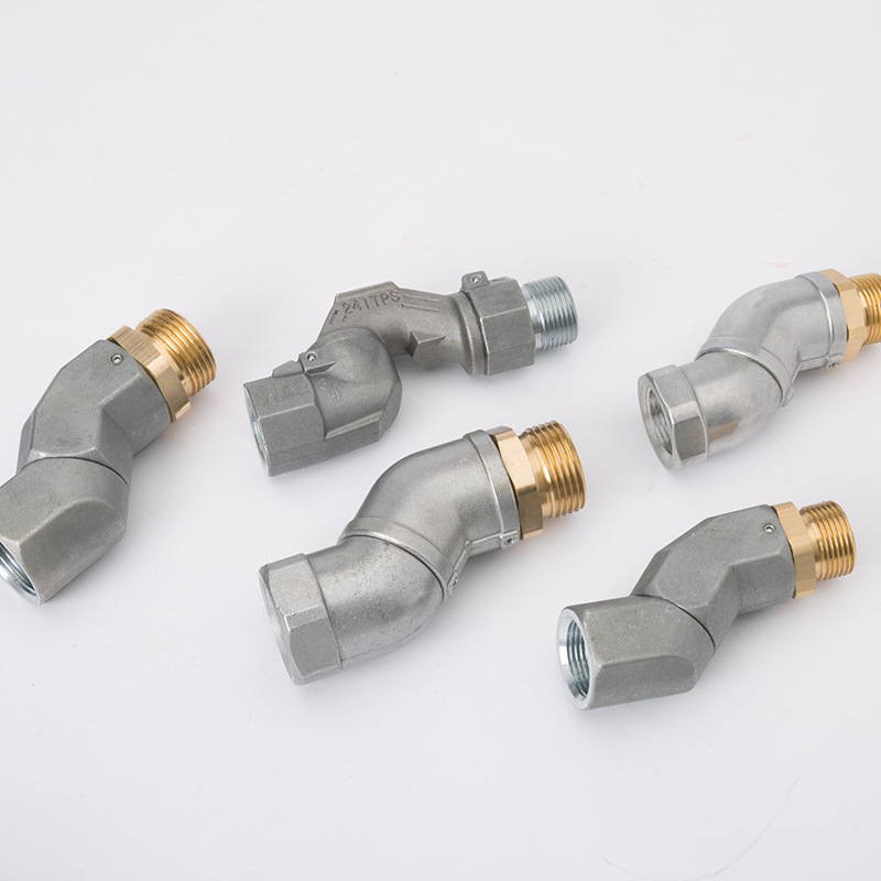 加油机油枪胶管接头360度旋转万向接头6分1寸活动接头