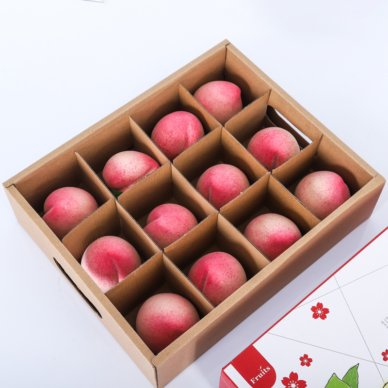 纸盒-现货水果礼品手提包装盒批发土特产包装盒子瓦楞纸包装彩盒定制
