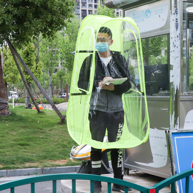 户外值班防护帐篷疫情安全防护罩可移动防疫帐防溅防雾防疫面罩