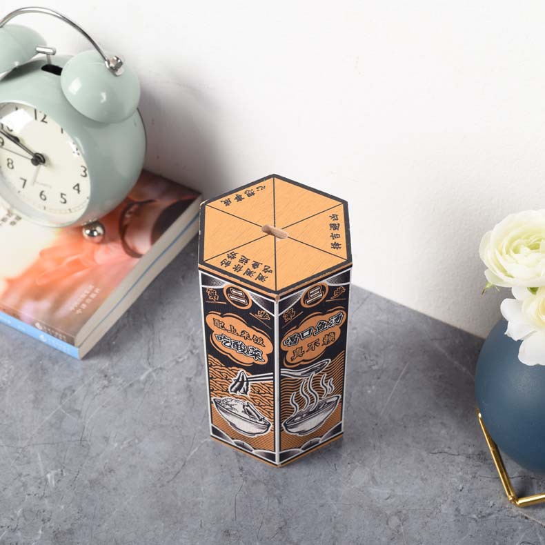 橡木抽签盒卜卦签收纳盒可批发抽签筒木质求签盒创意餐厅抽签道具