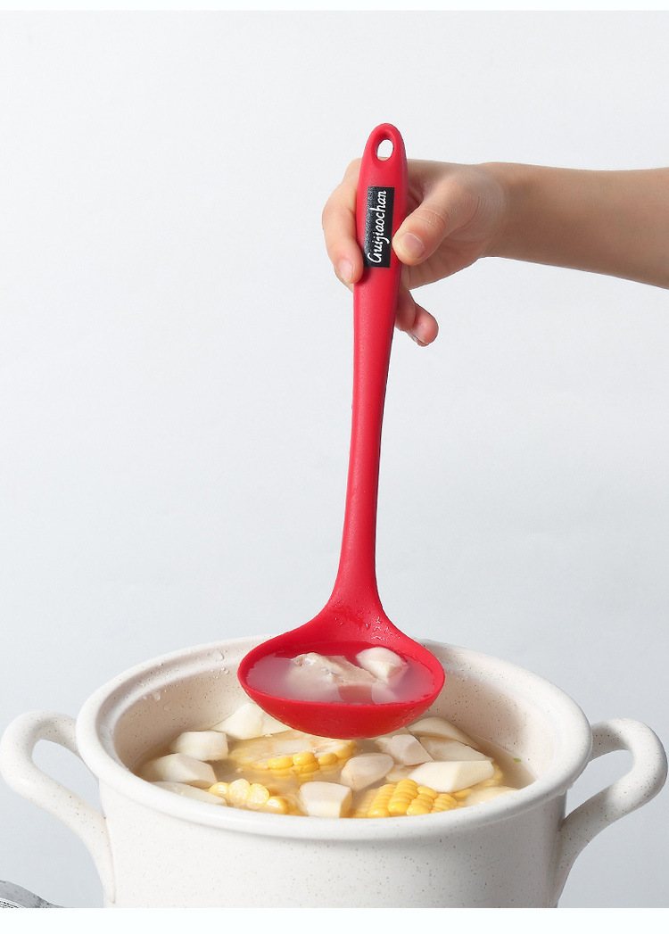 硅胶铲家用炒菜铲子耐高温不粘锅专用厨具汤勺炒勺漏勺锅铲套装