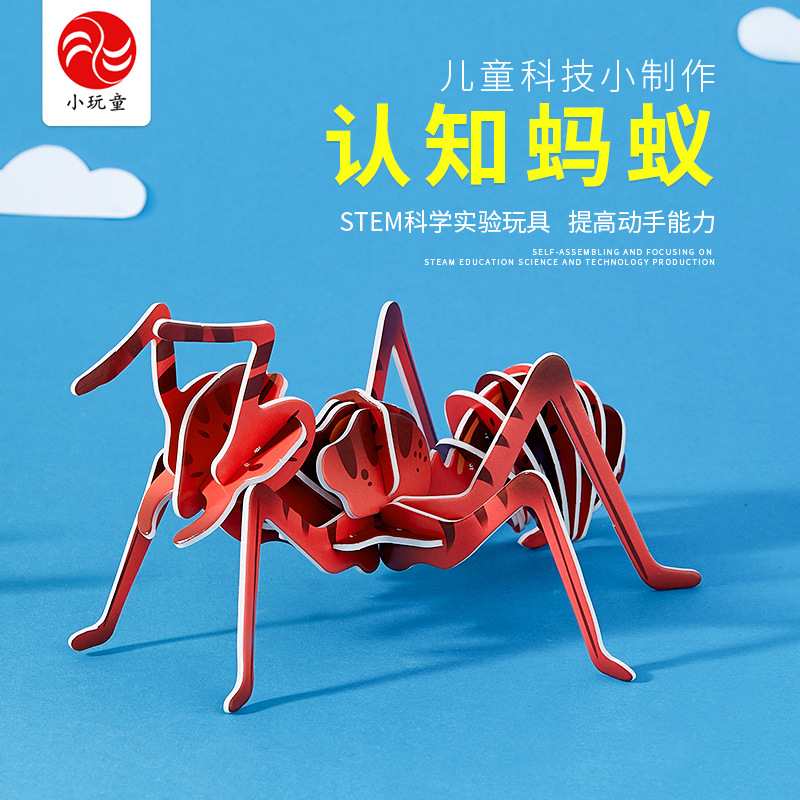 儿童科学实验玩具小学生科教教具科技小制作发明手工昆虫模型蚂蚁