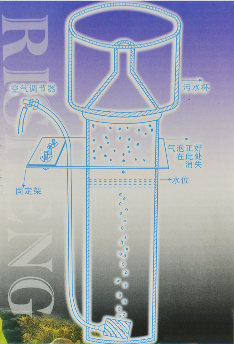 protein separator日胜rs-4002海水鱼缸蛋白质分离器蛋白分离器