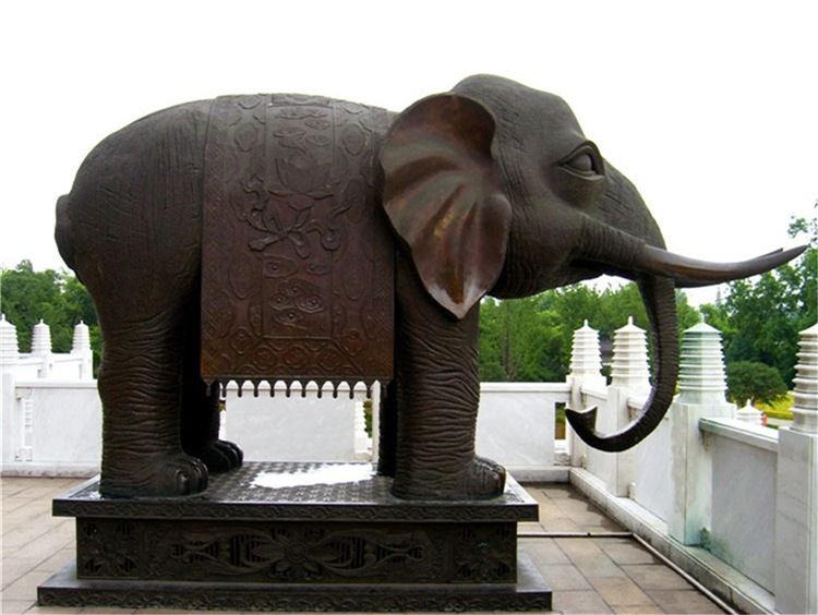 铜象雕塑价格优惠 生产铜象价格 广场铜大象报价厂家