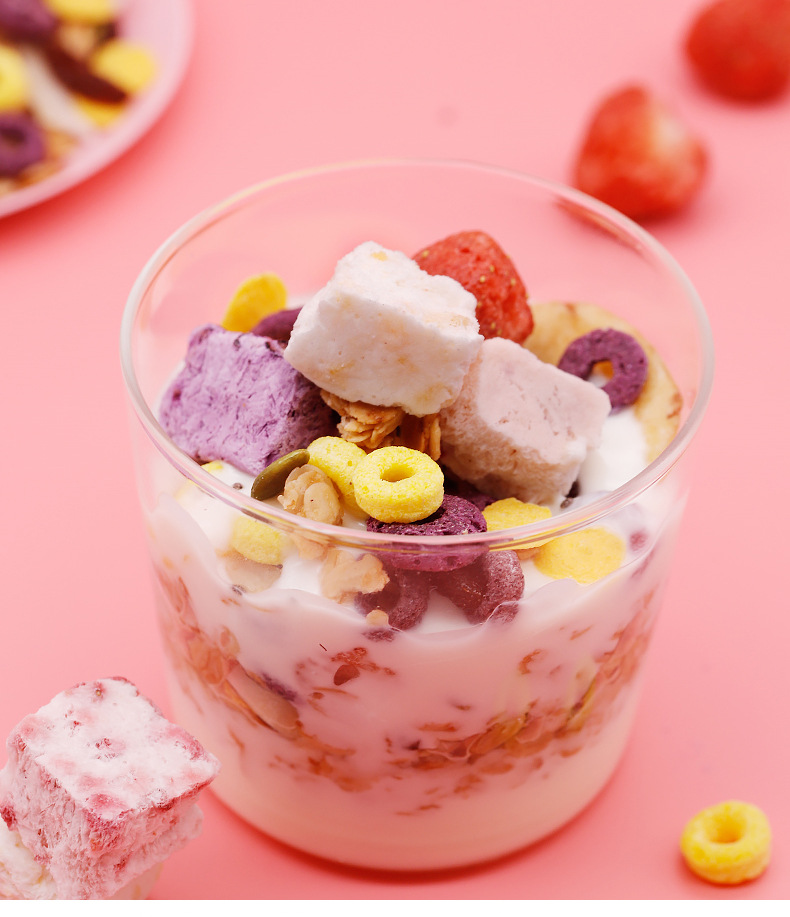 奇亚籽酸奶果粒麦片 烘焙水果坚果燕麦片脆谷物即食冲饮营养早餐