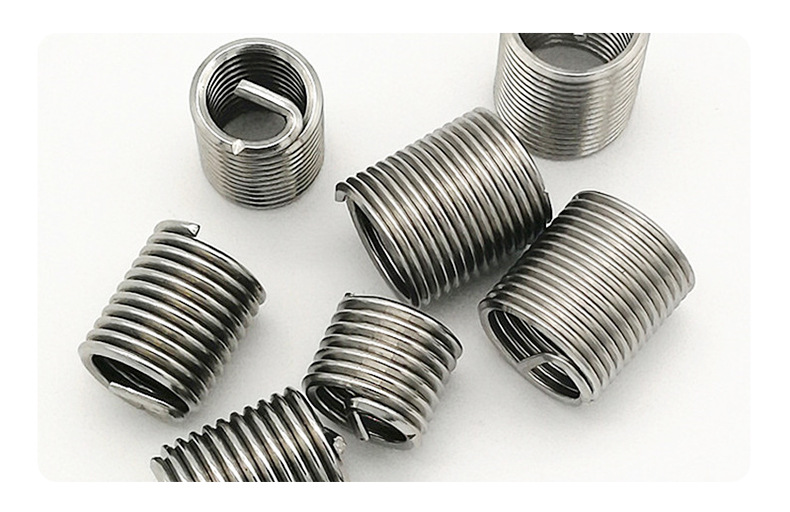 英美制304不锈钢螺套螺纹螺母修复保护套钢丝弹簧自攻螺纹牙套