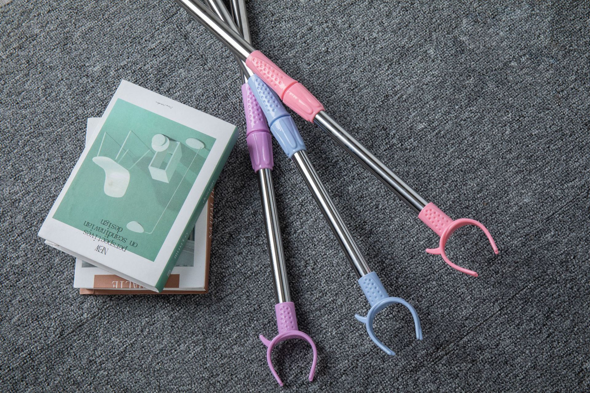 厂家定制伸缩晾衣叉 阳台晾衣叉不锈钢伸缩衣叉代发 挂衣杆衣叉