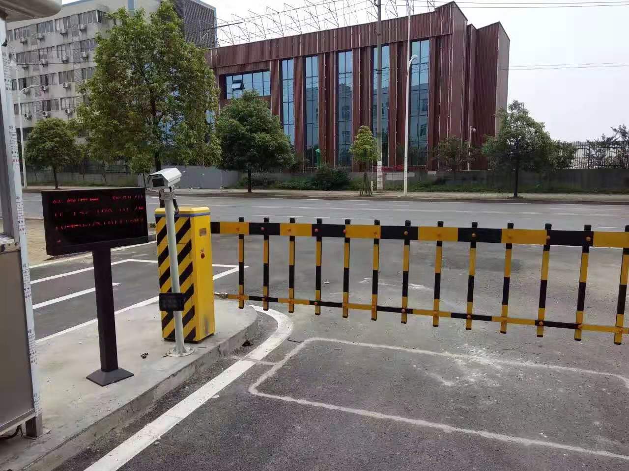 捷顺道闸杆四方栅栏杆挡车起落直杆停车场小区门卫升降杆道闸