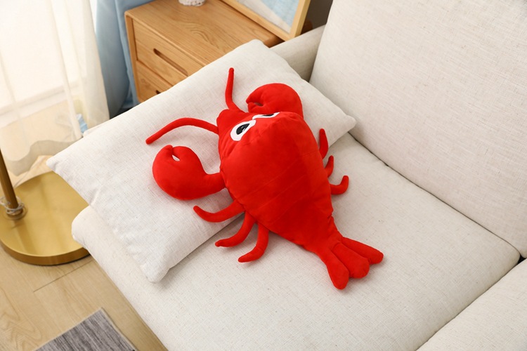 批发龙虾头套帽子毛绒头套拍照道具写真道具卡通头套