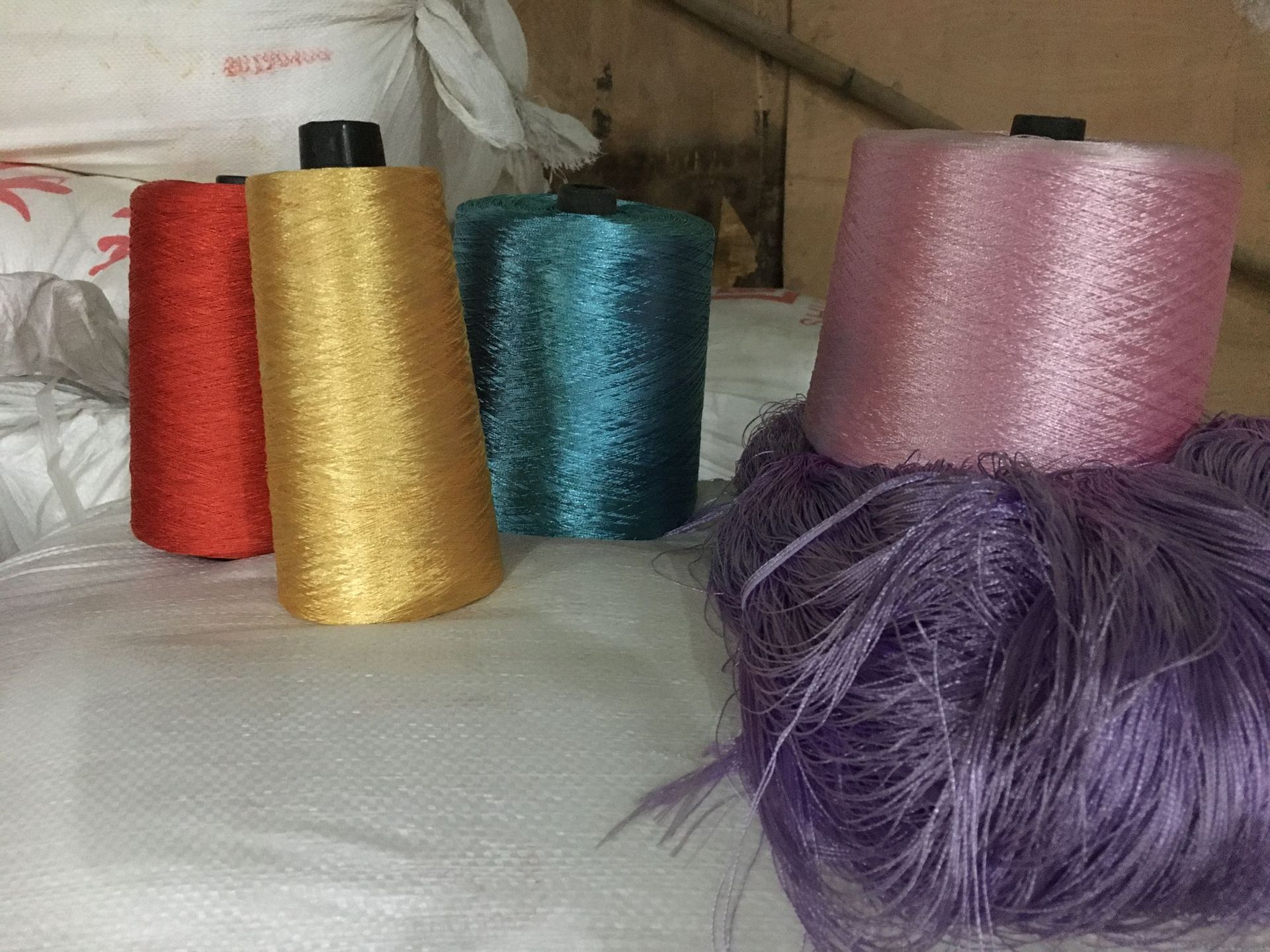 厂家批发 涤纶线1200d  绣花线高强线宝塔线 流苏线刺绣线鞋线