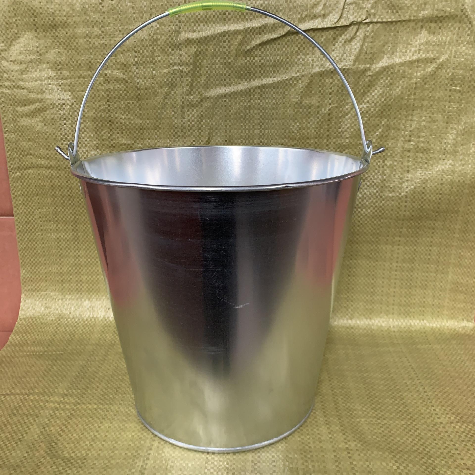 加厚光面镀锌铁桶 圆锥大号家用铁皮桶 啤酒冰桶 外贸出口铁桶