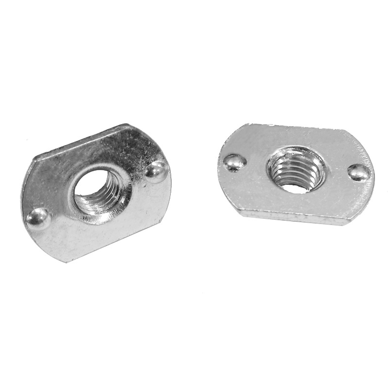 非标t形焊接螺母汽车零部件螺帽 多功位冷镦加工件来图来样可定制