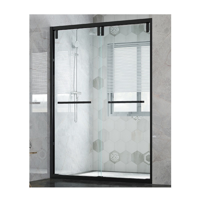 长固高品质简易淋浴房一字型不锈钢干湿分离卫生间淋浴隔断