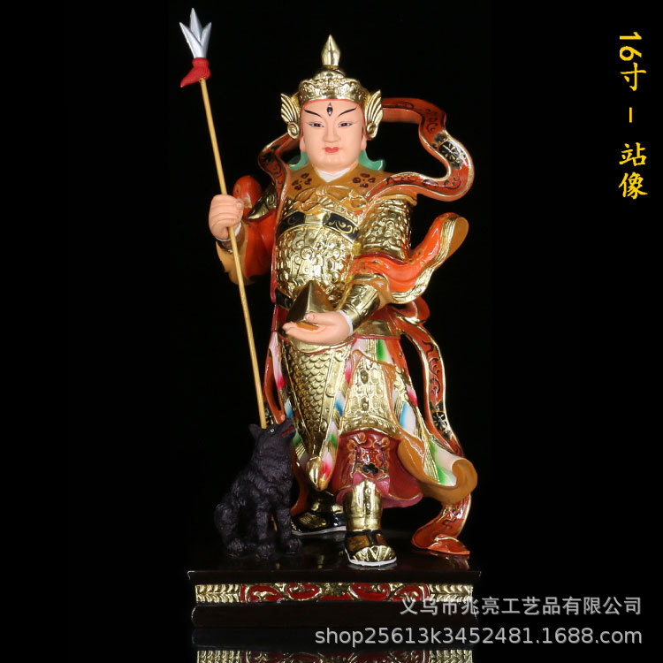 佛像种类杨戬(二郎神)是否跨境出口专供货源否是否进口否尺寸12寸站像