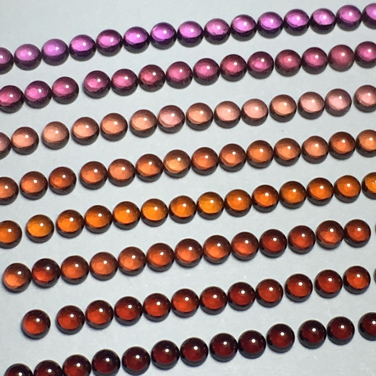 工厂直供天然红石榴 镁铝石榴石 巴西紫石榴 莫桑石榴石2mm素面