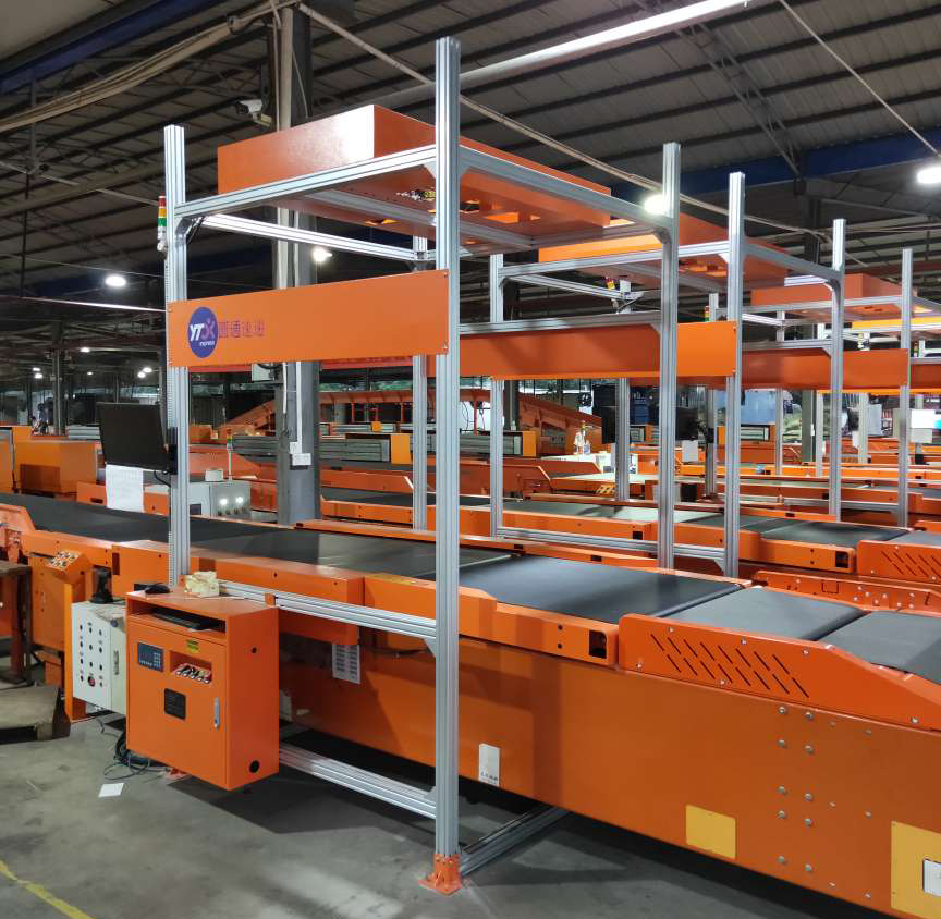 0成交0台定制快递智能分拣流水线自动输送分拣设备转弯输送机皮带接驳