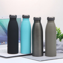 大容量不锈钢真空保温杯现代简约牛奶瓶便携户外运动水杯礼品批发