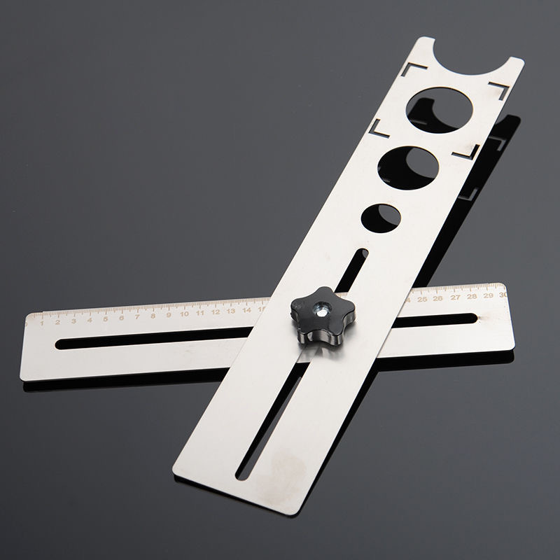 瓷砖开孔定位器万向开孔器定位尺打孔器多功能瓦工贴瓷砖工具神器