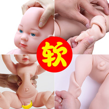 50厘米仿真新生儿模型搪胶塑胶软胶玩具娃娃家政月嫂育婴培训娃娃