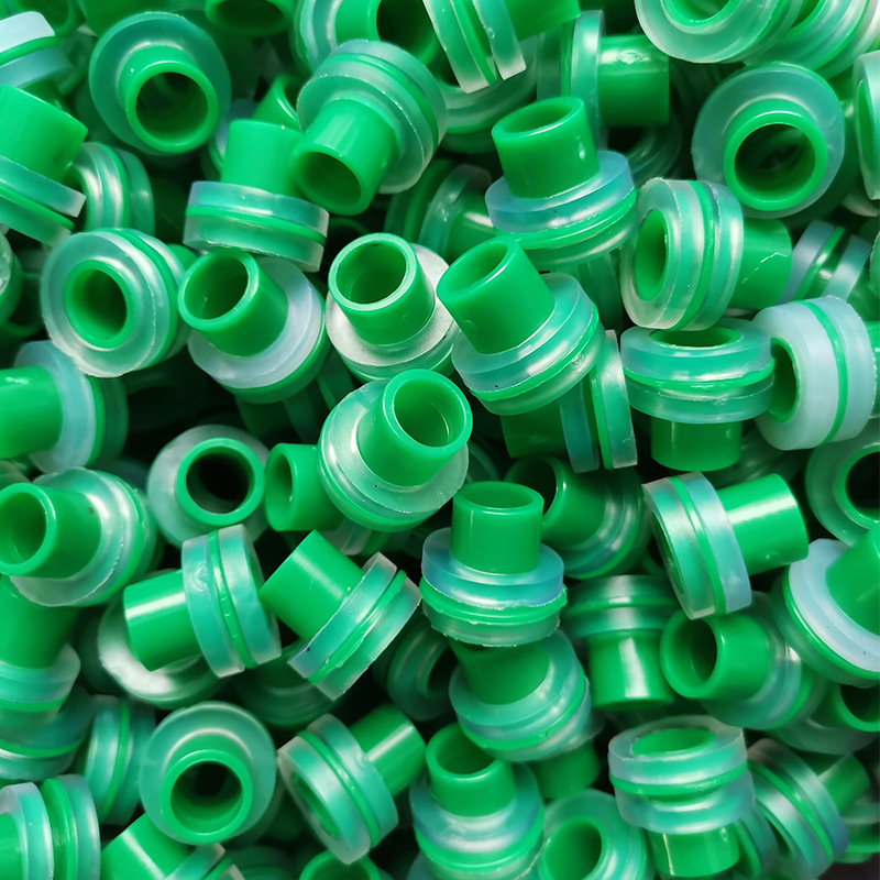 4分免生料带内牙透明堵垫 双皮圈加厚堵胶垫 红绿角阀龙头堵垫