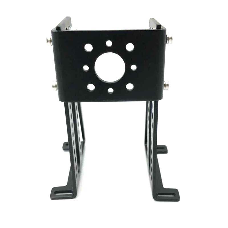 铝合金高度可调l型电机支架马达安装支架防火墙电机座电机安装架