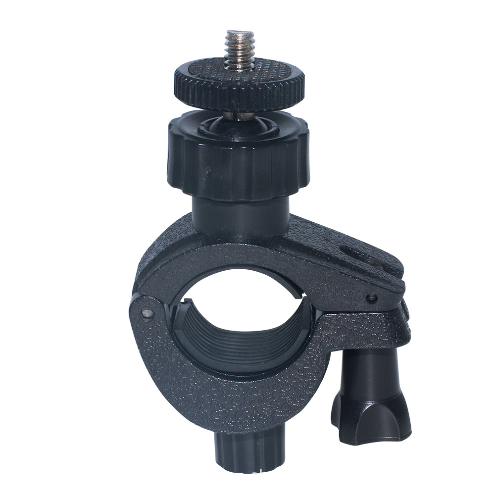 现货 运动相机 手机直播万向球头0型支架 可调o型单车夹 摩托支架