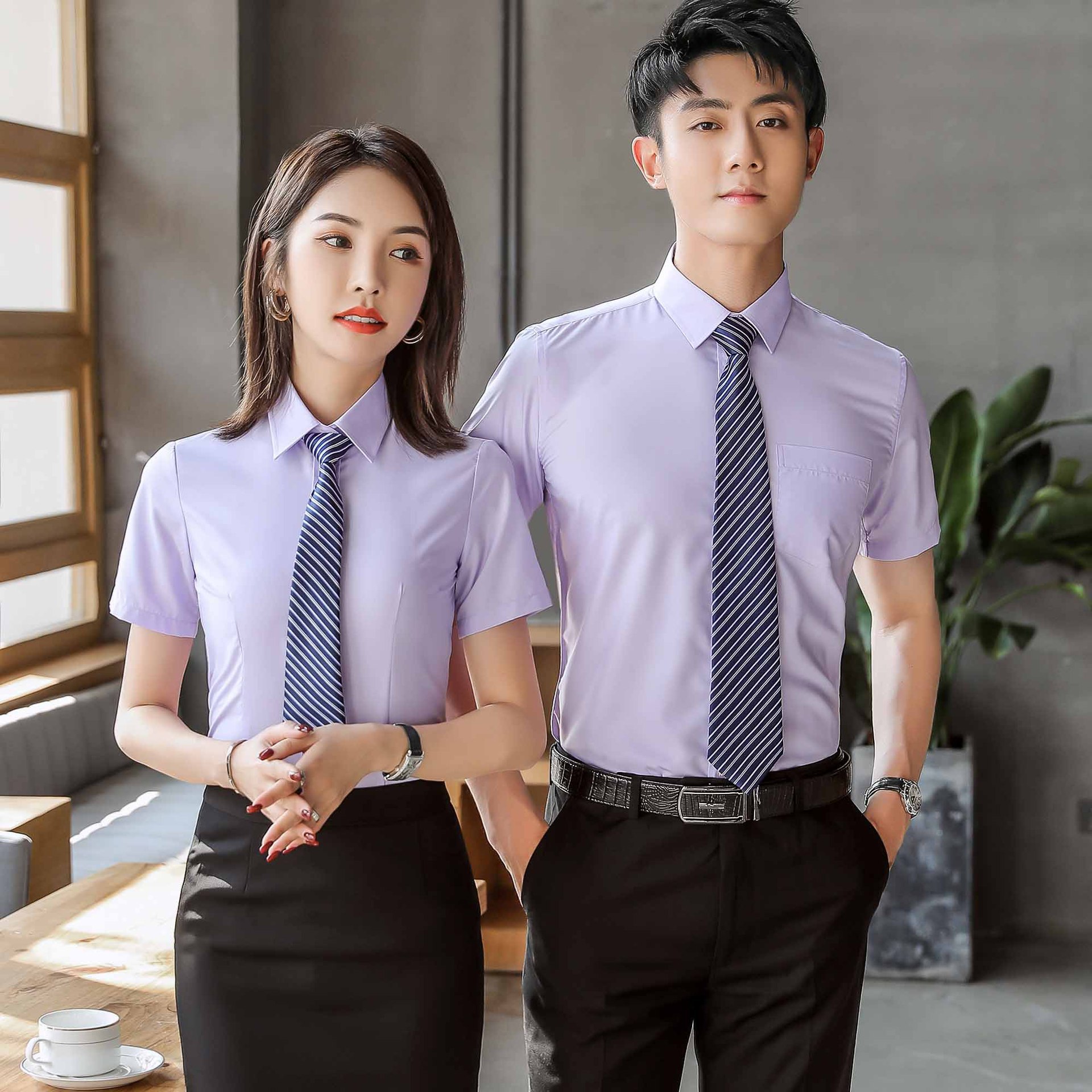 公务员面试正装男大学生职业装服装教师面试青年气质行政事业单位