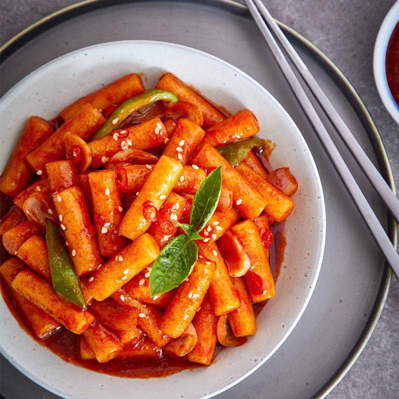 清净园芝士甜辣泡菜炒年糕微波炉速食朝鲜特色盒装韩式系列炒年糕