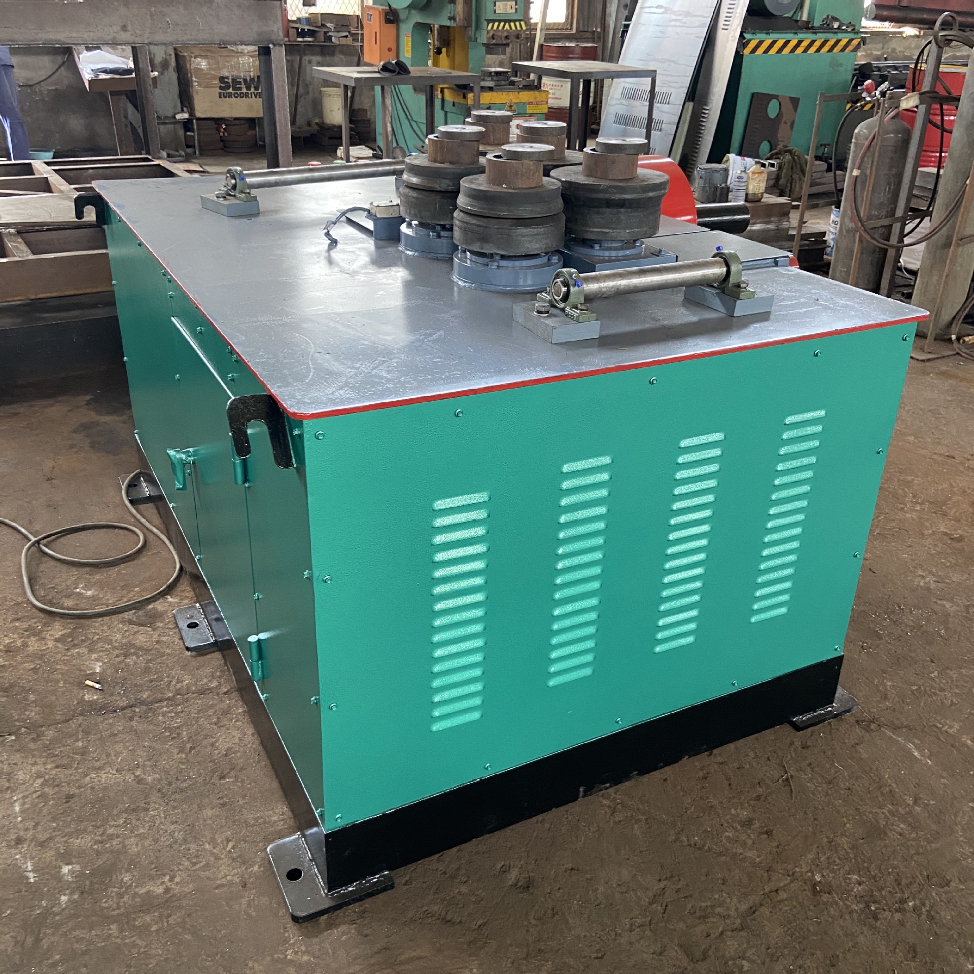 卷园机 弯圆异型材角钢圆管扁钢槽钢机械 德力信厂家全自动弯卷机