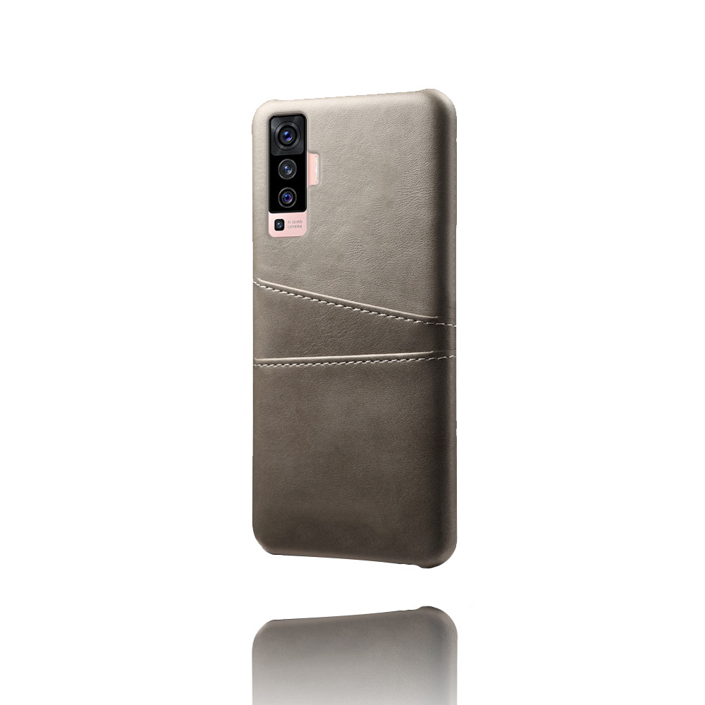 vivo x50手机壳手机套适用 vivo x50小牛纹插卡防摔手机皮套