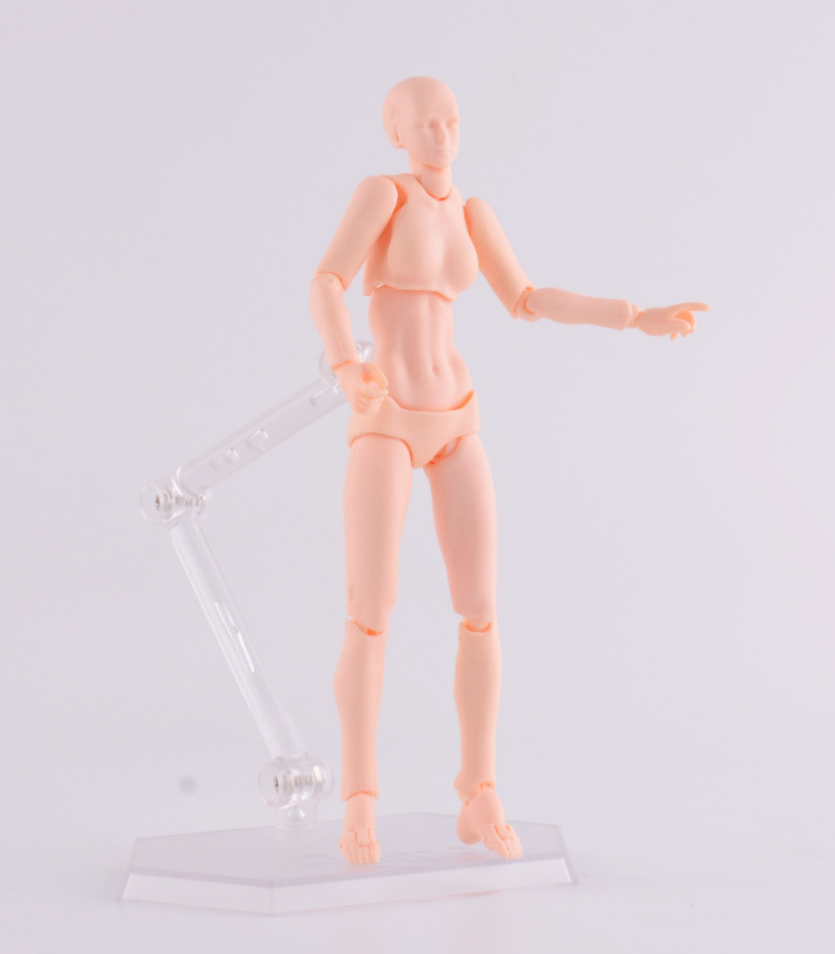 0素体 男性 女性 可动手办公仔摆件模型
