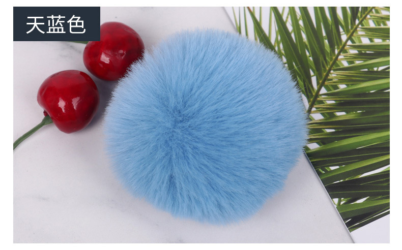 人造毛球仿獭兔毛球服装鞋帽配饰钥匙挂件饰品配饰可定制