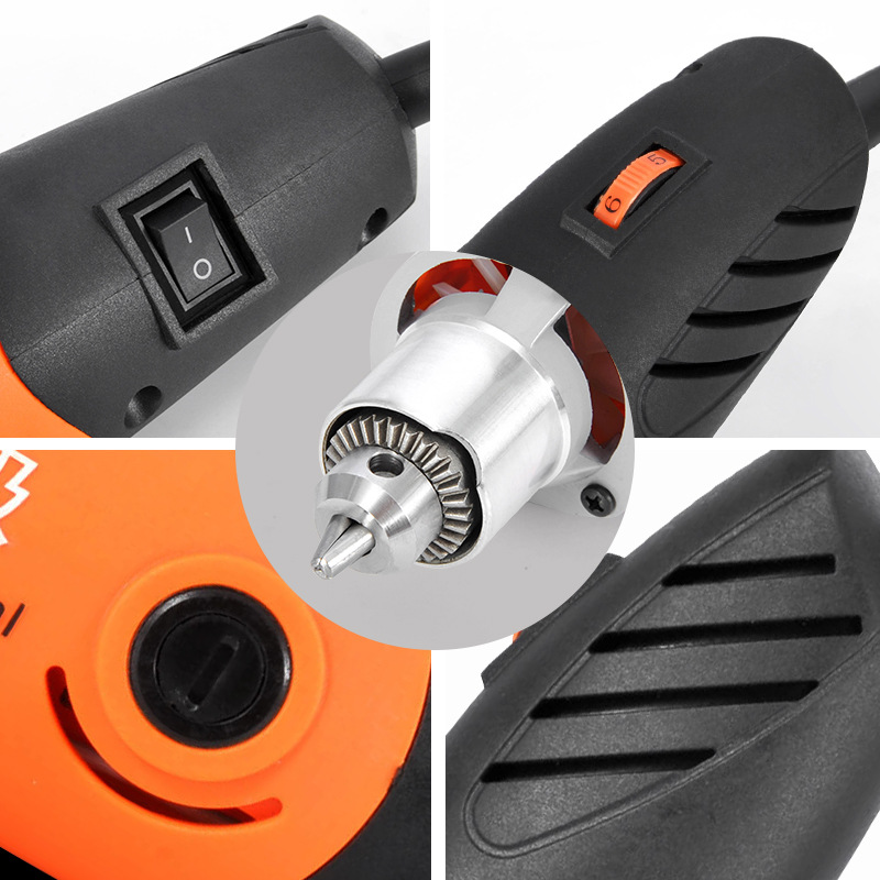5mm夹头电磨套装迷你小电磨打磨机电磨机钻孔切割微型电钻