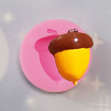 1640可爱松果造型翻糖蛋糕装饰模具 巧克力布丁燕菜模具