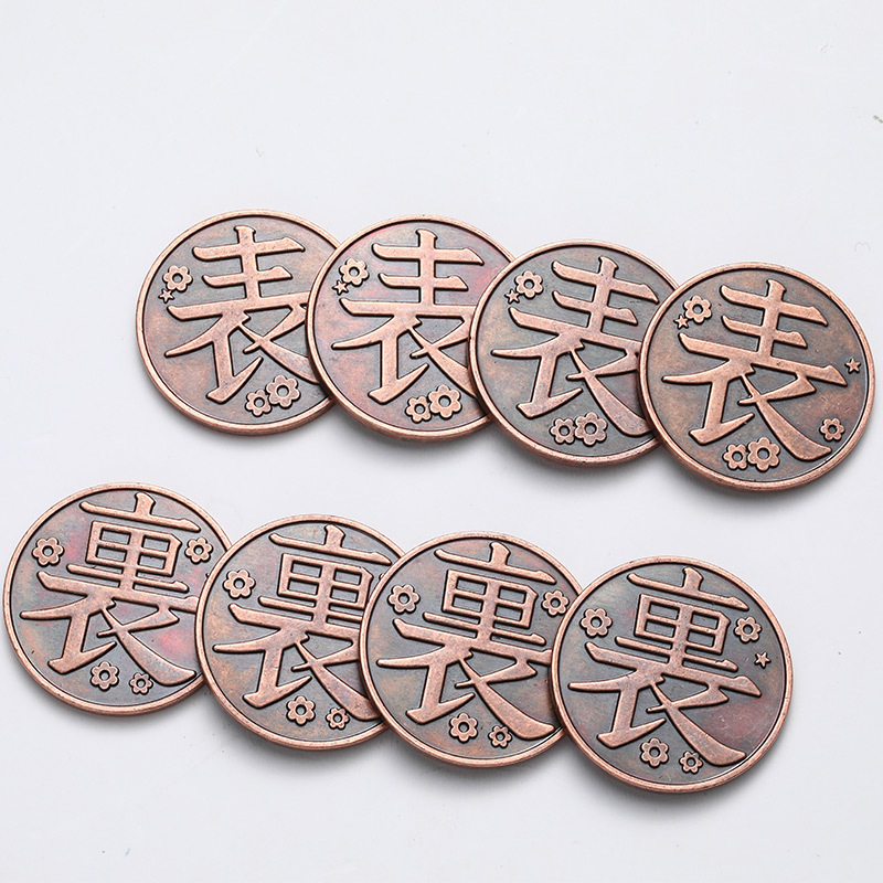 厂家批发动漫周边栗花落香奈乎同款金币硬币铜币金属cosplay道具