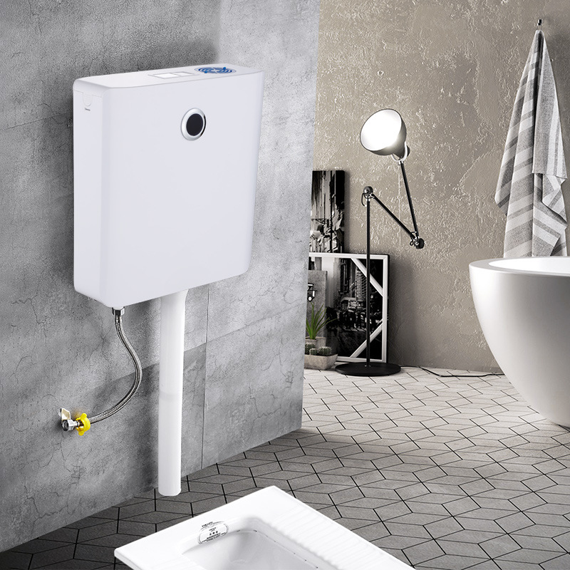 全自动感应水箱智能家用冲水箱厕所卫生间大便池蹲坑式蹲便器