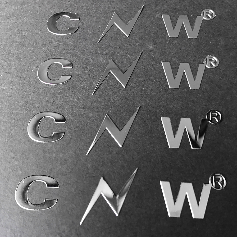 金属不干胶标签 金属logo贴纸 品牌logo金属贴