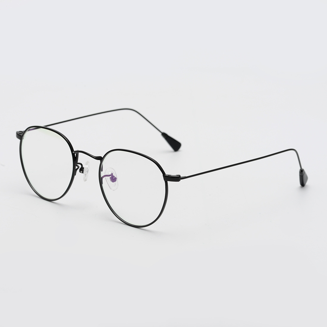 日本金丝边雕花文艺眼镜框女大框圆形复古平光镜男配近视镜架纯钛