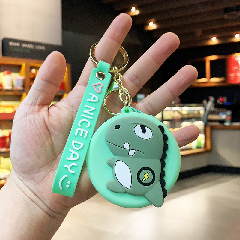 Cartoon Silicone Anime Key Chain Coin Purse Small Wallet Key Pendants Accessories Bag Doll Ornaments Keychain