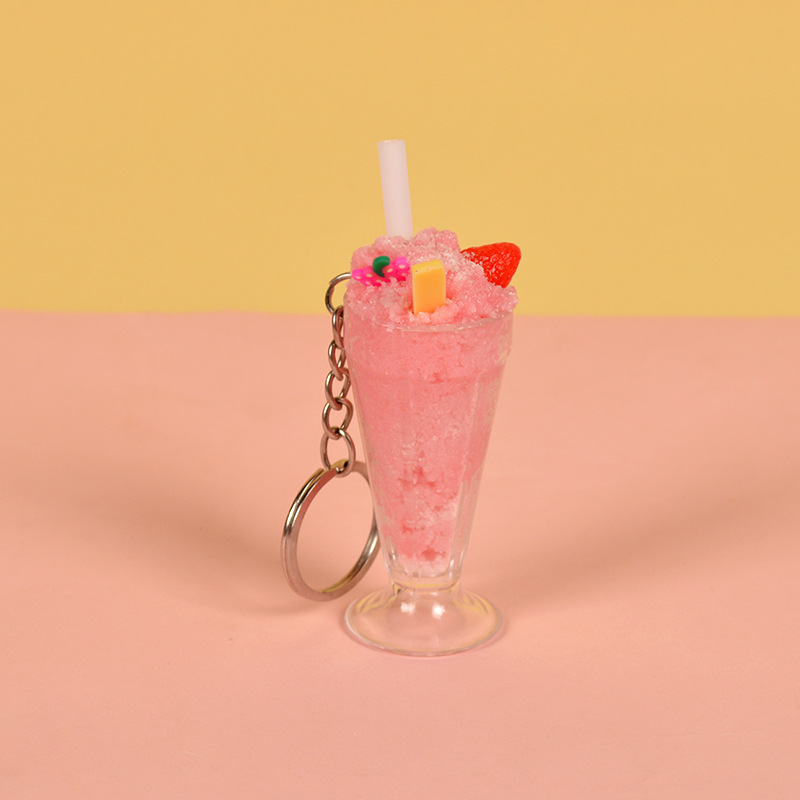 Yiwu Small Commodity Simulation Ice Cream Sundae Candy Toy Pendant Cute Refreshing Boys and Girls School Bag Pendant