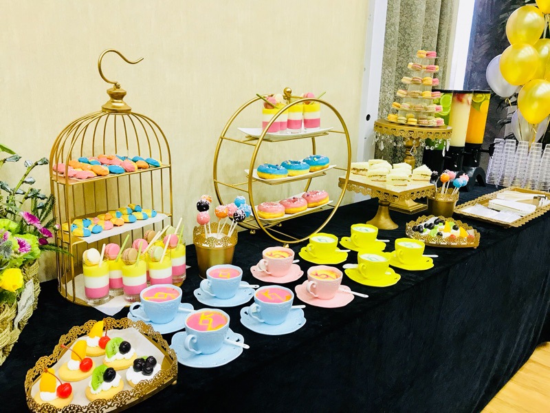 甜甜圈展示架欧式甜品台摆件甜点盘冷餐茶歇摆台蛋糕架子下午茶