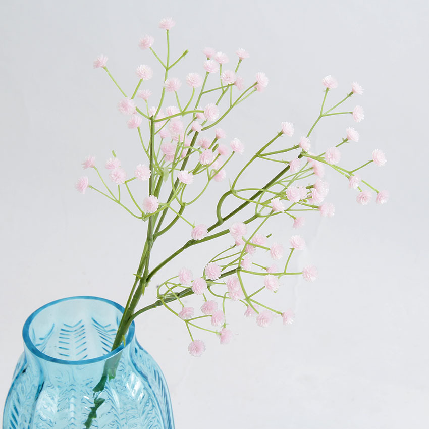 新款上架高仿真花新单支满天星家居摆设插花配件厂家直销塑料花