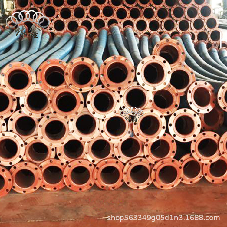 dn200防静电吸排油胶管大口径输油法兰胶管飞机加油管压力8公斤