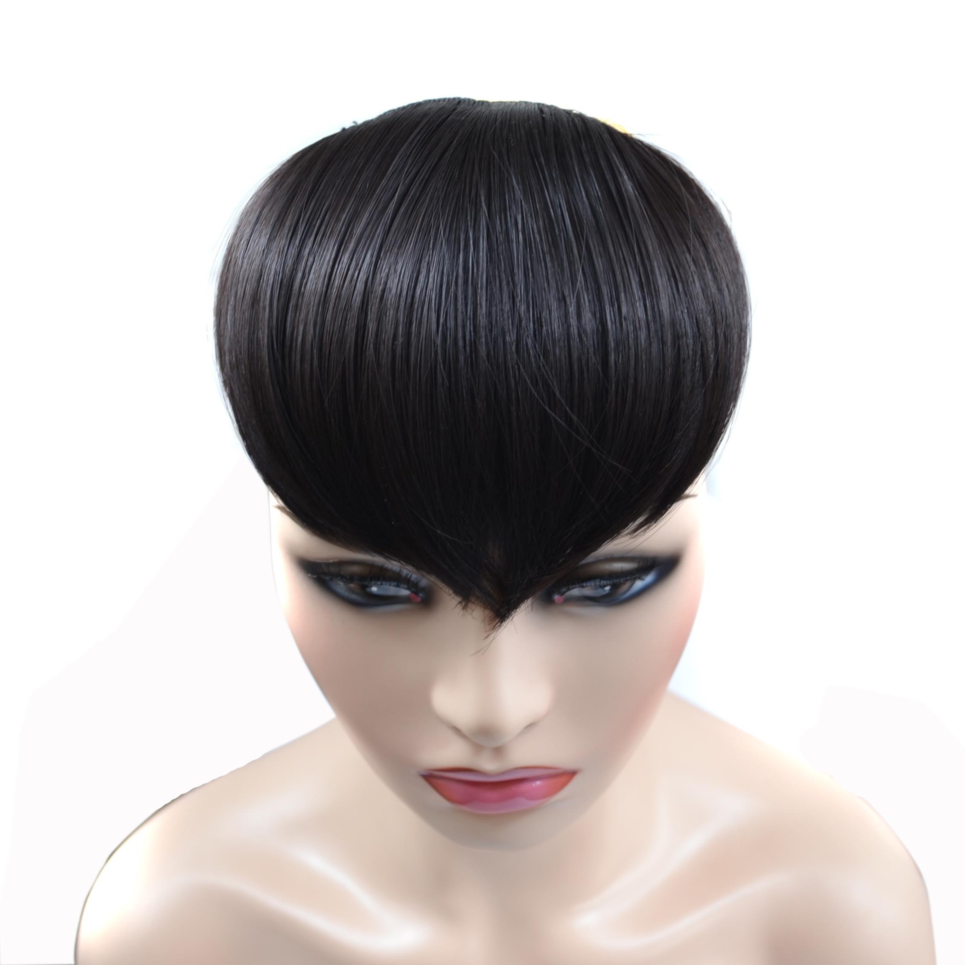 新娘古装造型桃心刘海古装旗袍秀禾服礼服桃心假发桃心假发刘海