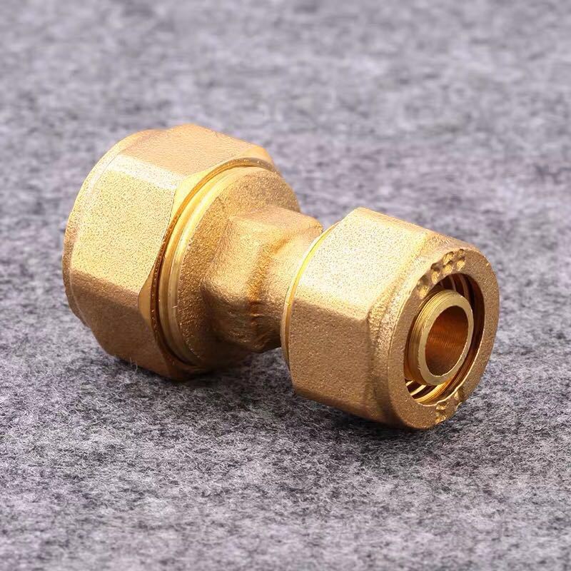 吉成机械 铝塑管等径卡套直接 1216 1620 2025铝塑管配件管件接头