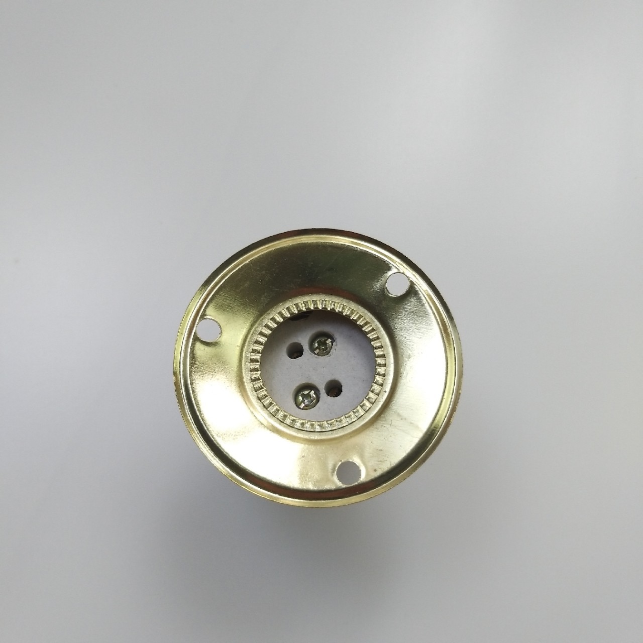 卡口b22灯座平装固定型船用灯头平灯座