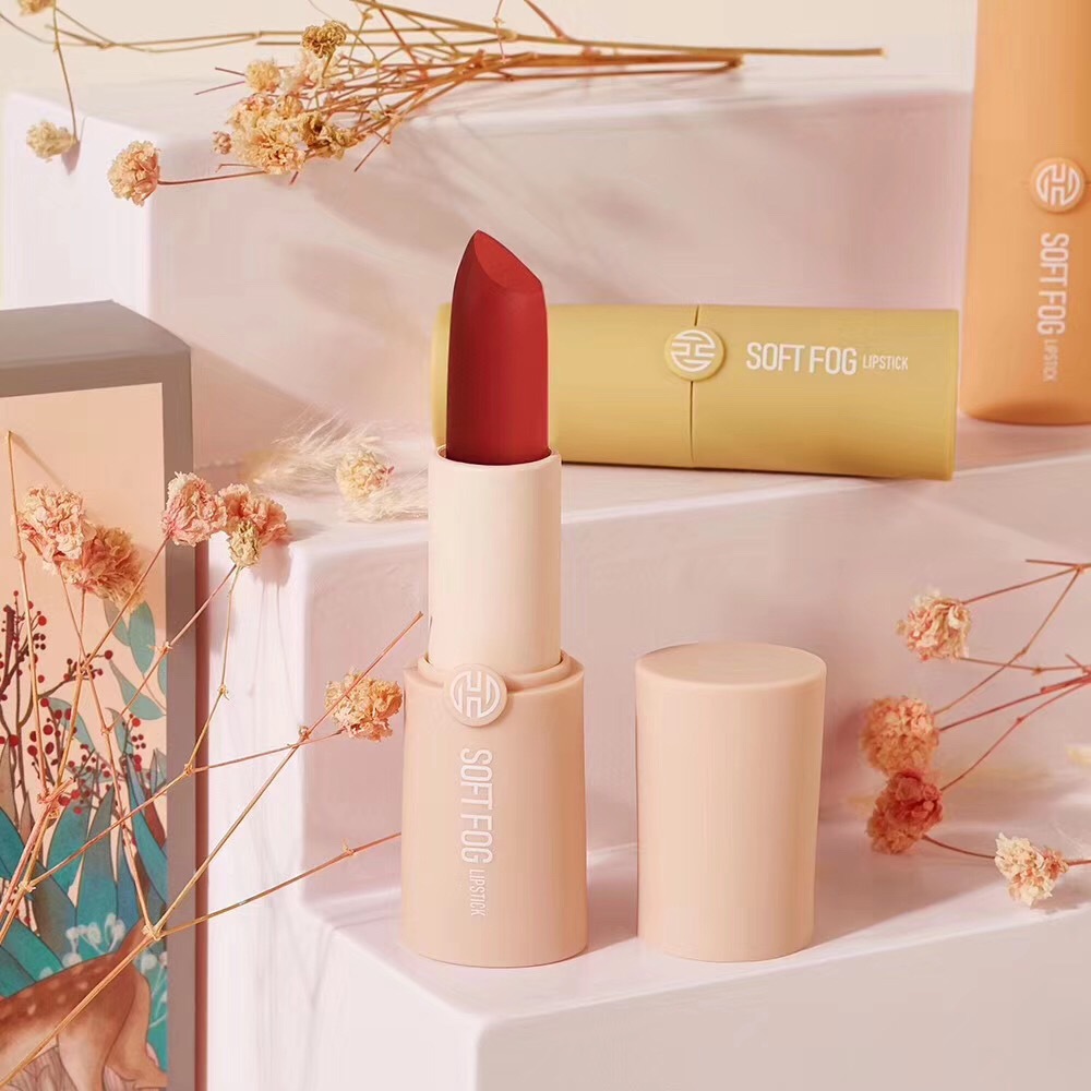 厂家直销hih柔雾丝绒口红套装 快手网红同款雾面哑光不沾杯平价款