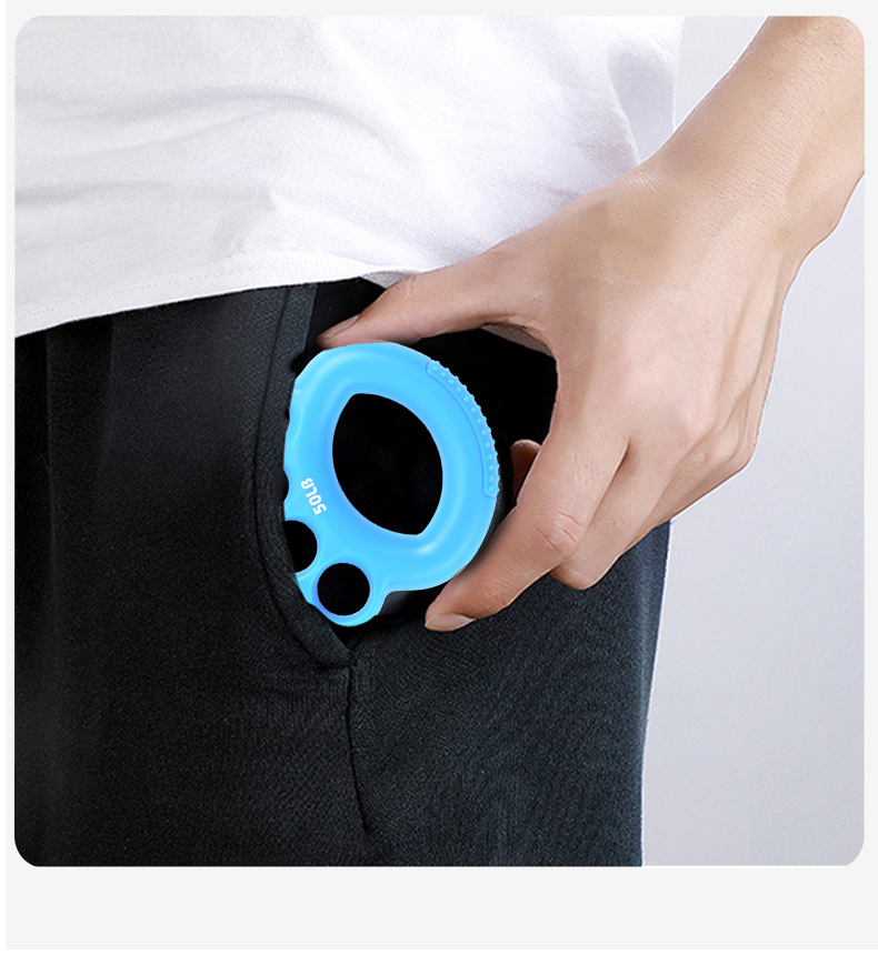 四指食品级硅胶握力圈康复训练器材手指老人女士偏瘫中风练习手劲